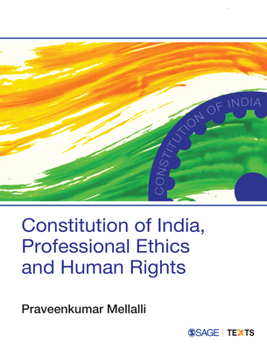 Paperback Constitution of India, Professional Ethics and Human Rights Book