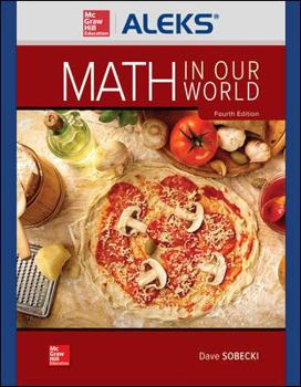 Misc. Supplies Aleks 360 Access Card (11 Weeks) for Math in Our World Book