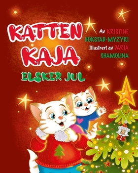 Paperback Katten Kaja elsker jul [Norwegian] [Large Print] Book