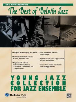 Paperback Young Jazz Collection for Jazz Ensemble: 1st E-Flat Alto Saxophone Book