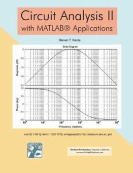 Paperback Circuit Analysis II: With MATLAB Applications Book