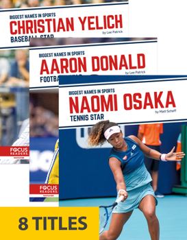 Paperback Biggest Names in Sports Set 5 (Set of 8) Book