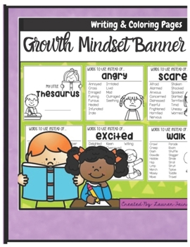 Paperback Growth Mindset Banner: Goal Setting and Reflection Journals for Kids Book