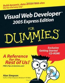 Paperback Visual Web Developer for Dummies [With 2 CD-ROMs] Book