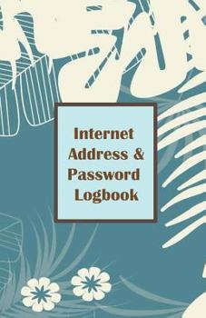 Paperback Internet Address & Password Logbook: White Leaves Extra Size (5.5 x 8.5) inches, 110 pages Book