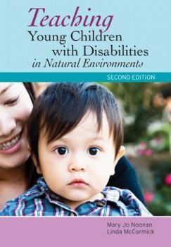 Paperback Teaching Young Children with Disabilities in Natural Environments [Large Print] Book