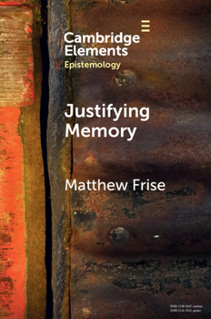 Paperback Justifying Memory Book