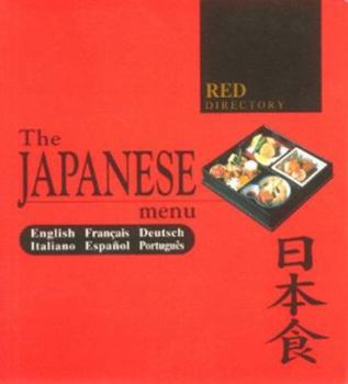 Paperback The Japanese Menu: 6 Languages Red Directory Book