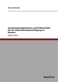 Paperback Gestaltungsmöglichkeiten und Problemfelder bei der Arbeitnehmerbeschäftigung im Konzern [German] Book