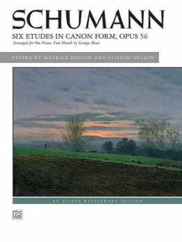 Paperback Six Etudes in Canon Form, Op. 56 Book