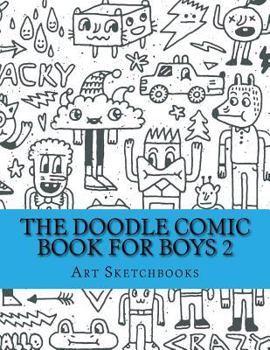 Paperback The Doodle Comic Book for Boys 2 Book