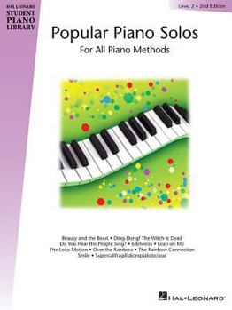 Paperback Popular Piano Solos, Level 2: For All Piano Methods Book