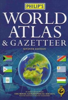 Hardcover Philip's World Atlas & Gazetteer Book