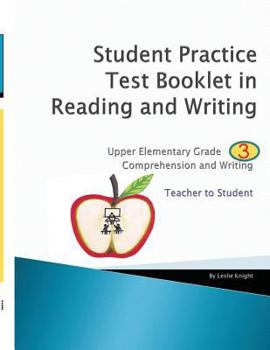 Paperback Student Practice Test Booklet in Reading and Writing - Grade 3 - Teacher to Student Book