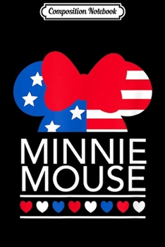 Composition Notebook: Disney Minnie Mouse Americana Hearts Journal/Notebook Blank Lined Ruled 6x9 100 Pages