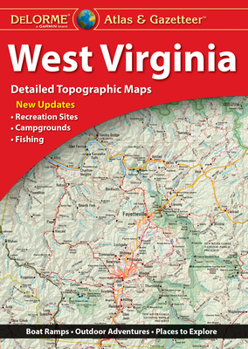 Hardcover Delorme Atlas & Gazetteer: West Virginia Book