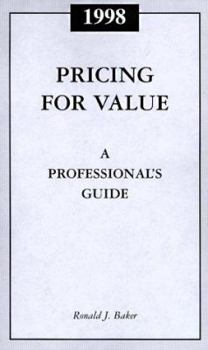 Paperback The Professional's Guide to Value Pricing Book