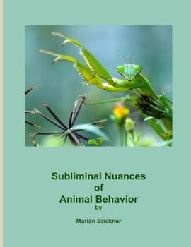 Paperback Subliminal Nuances of Animal Behavior Book
