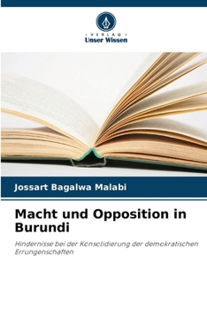 Paperback Macht und Opposition in Burundi [German] Book