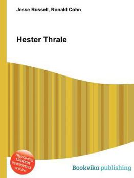 Paperback Hester Thrale Book