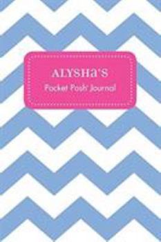 Paperback Alysha's Pocket Posh Journal, Chevron Book