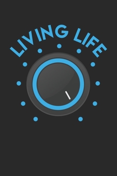 Living Life: Amplifier Guitar Dot Grid Notebook 6x9 Inches - 120 dotted pages for notes, drawings, formulas | Organizer writing book planner diary