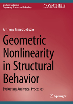 Paperback Geometric Nonlinearity in Structural Behavior: Evaluating Analytical Processes Book