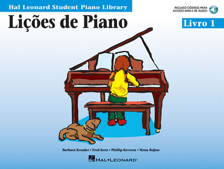 Misc. Piano Lessons, Book 1 - Portuguese Edition: Hal Leonard Student Piano Library (Bk/Online Audio) Book