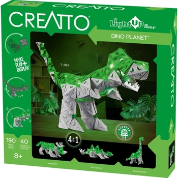 Misc. Creatto: Dino Planet - 3l (En/Fr/Es) [With Battery] Book