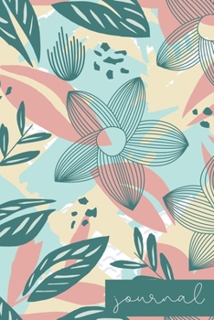 Journal: Cute Composition Notebook Diary | 100 Wide Ruled Pages | Small, 6x9 Inches | Floral