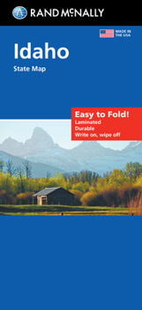Map Rand McNally Easy to Fold: Idaho State Laminated Map Book