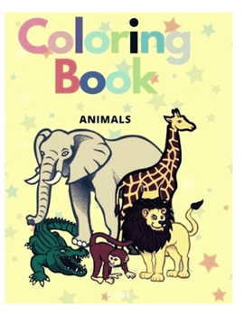 Paperback coloring book animals: Great Gift for Boys & Girls, Ages 4-8 Book