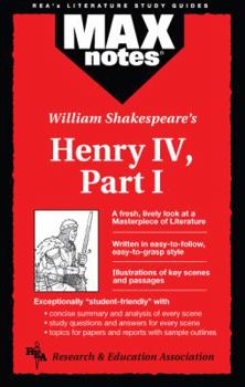 Paperback Henry IV, Part I (Maxnotes Literature Guides) Book