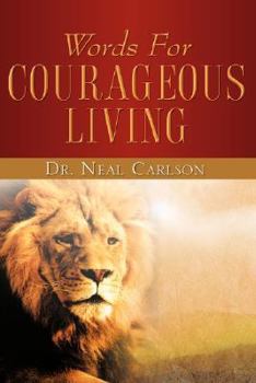 Paperback Words for Courageous Living Book