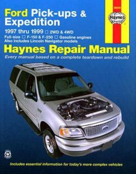 Paperback Ford Pickups, Expedition & Lincoln Navigator 1997-1999 Book