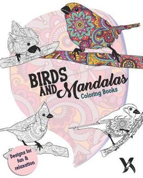 Paperback Birds and Mandalas - Coloring Book