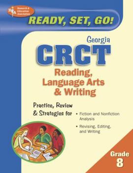 Paperback Georiga CRCT Grade 8: Reading, Language Arts & Writing Book