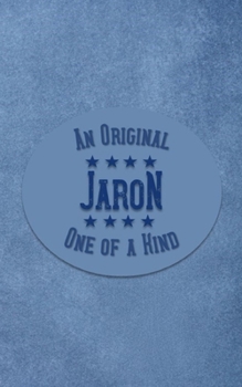 Paperback Jaron: Personalized Writing Journal for Men Book