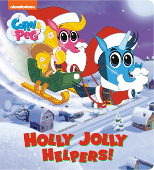 Board book Holly Jolly Helpers! (Corn & Peg) Book