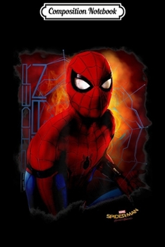 Composition Notebook: Marvel Spider-Man Homecoming A Fire In Spidey's Eyes  Journal/Notebook Blank Lined Ruled 6x9 100 Pages