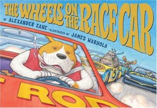 Hardcover Wheels on the Race Car Book