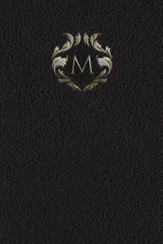 Paperback Monogram M Notebook Book