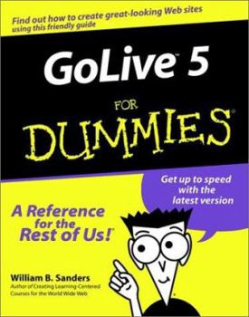 Paperback GoLive 5 for Dummies Book