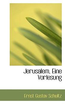 Paperback Jerusalem: Eine Vorlesung Book