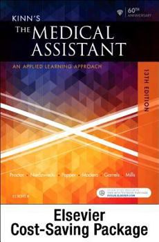 Hardcover Kinn's the Medical Assistant - Text, Study Guide, and Scmo: Learning the Medical Workflow Package Book