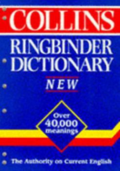 Paperback Collins Ringbinder Dictionary Book