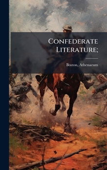 Hardcover Confederate Literature; Book