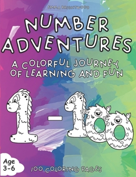 Paperback Number Adventures: A Coloring Book for Preschoolers Book