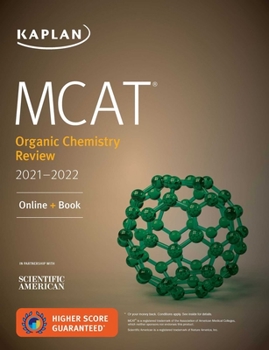 Paperback MCAT Organic Chemistry Review 2021-2022 Book