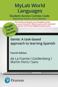 Printed Access Code Mylab Spanish with Pearson Etext -- Combo Access Card -- For Gente: A Task-Based Approach to Learning Spanish (Single Semester) Book